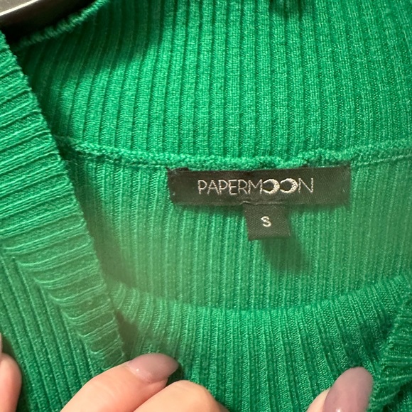 Ribbed Sleeveless Sweater Dress 💚 - Picture 4 of 5